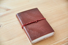 Load image into Gallery viewer, Medium Unakite Stone Leather Journal
