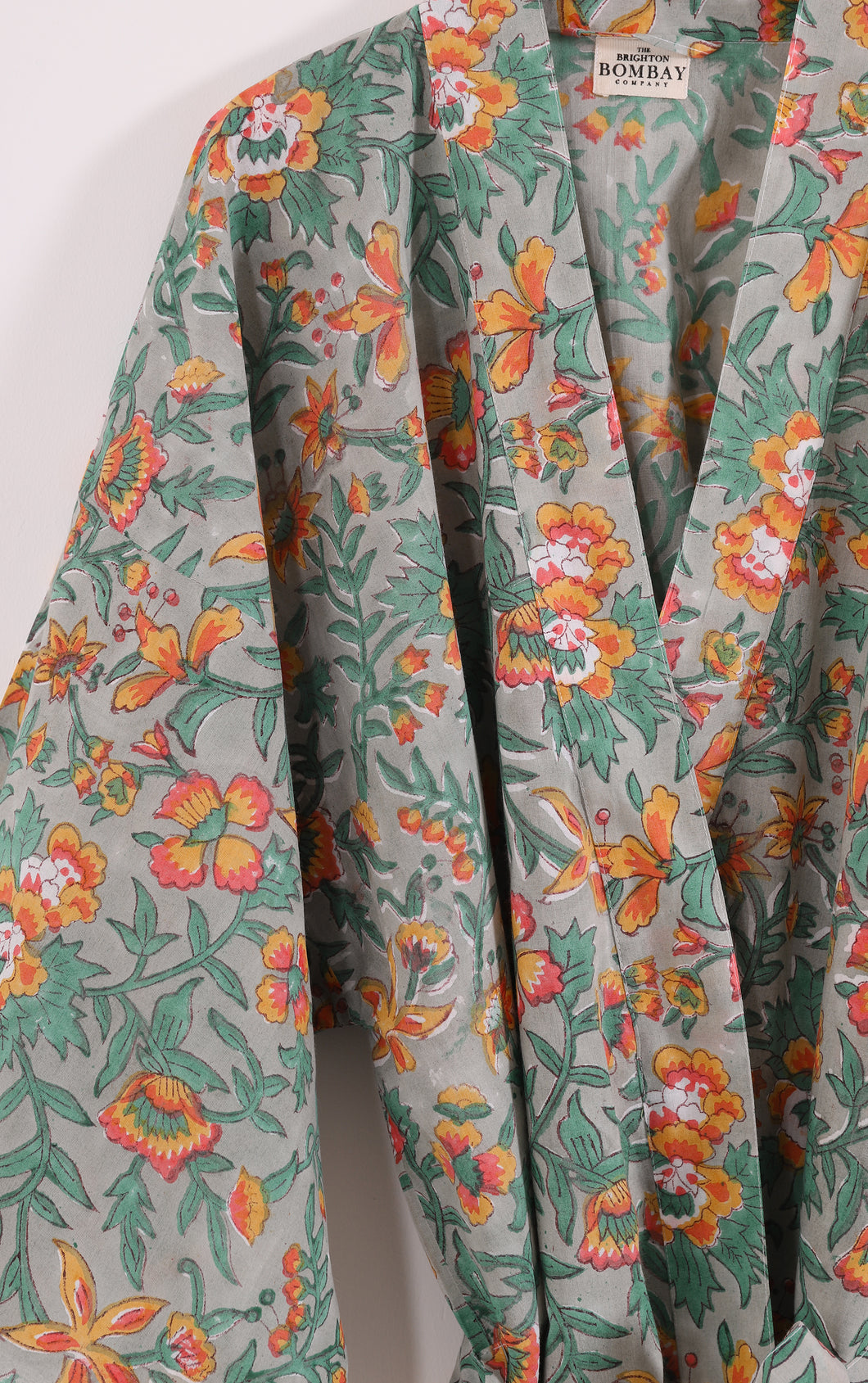 Kimono Block Print Long