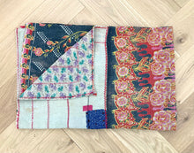 Load image into Gallery viewer, Vintage Kantha Quilt