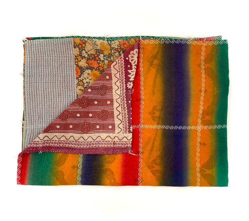 Vintage Kantha Quilt