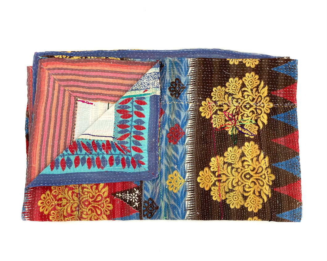 Vintage Kantha Quilt