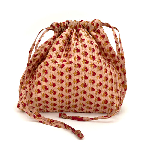 Silk Drawstring Bag XL