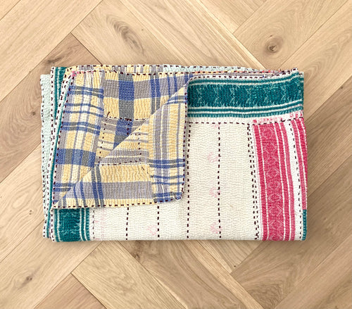 Vintage Kantha Quilt