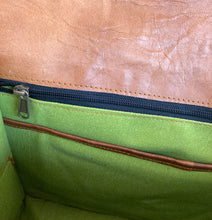 Load image into Gallery viewer, Leather Laptop Satchel Bag