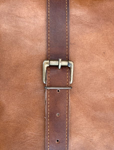 Leather Roll-top Rucksack Medium