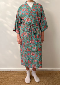 Kimono Block Print Long