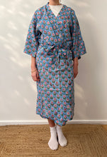 Load image into Gallery viewer, Kimono Block Print Long