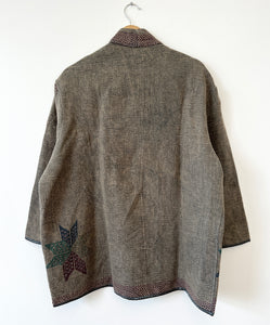 Vintage Kantha Jacket - Stonewashed