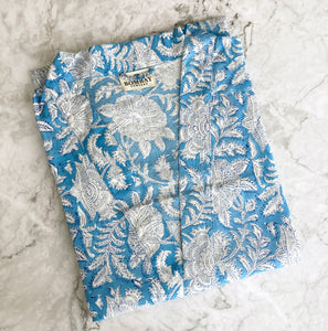 Kimono Block Print Short